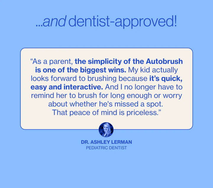 Pediatric dentist Dr. Ashley Lerman endorsement